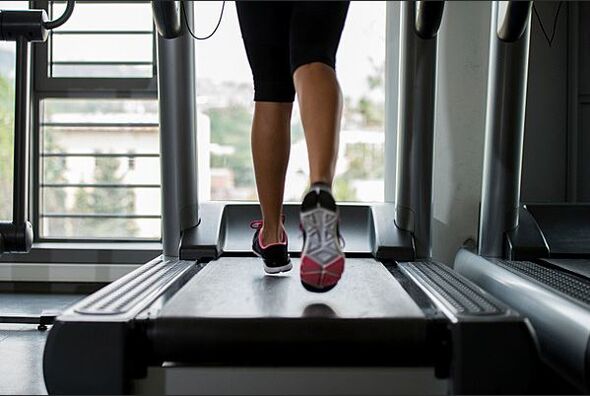 Corriendo en una cinta de correr