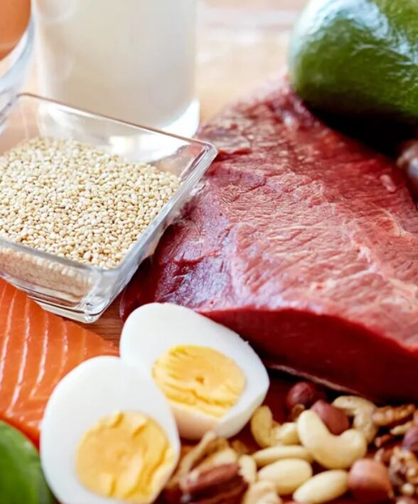 Gastritis Diet Tabla 4 incluye el uso de huevos y carnes magras
